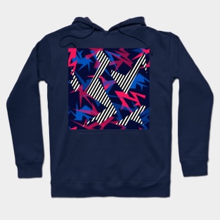 Geometrical shapes abstract pattern Hoodie